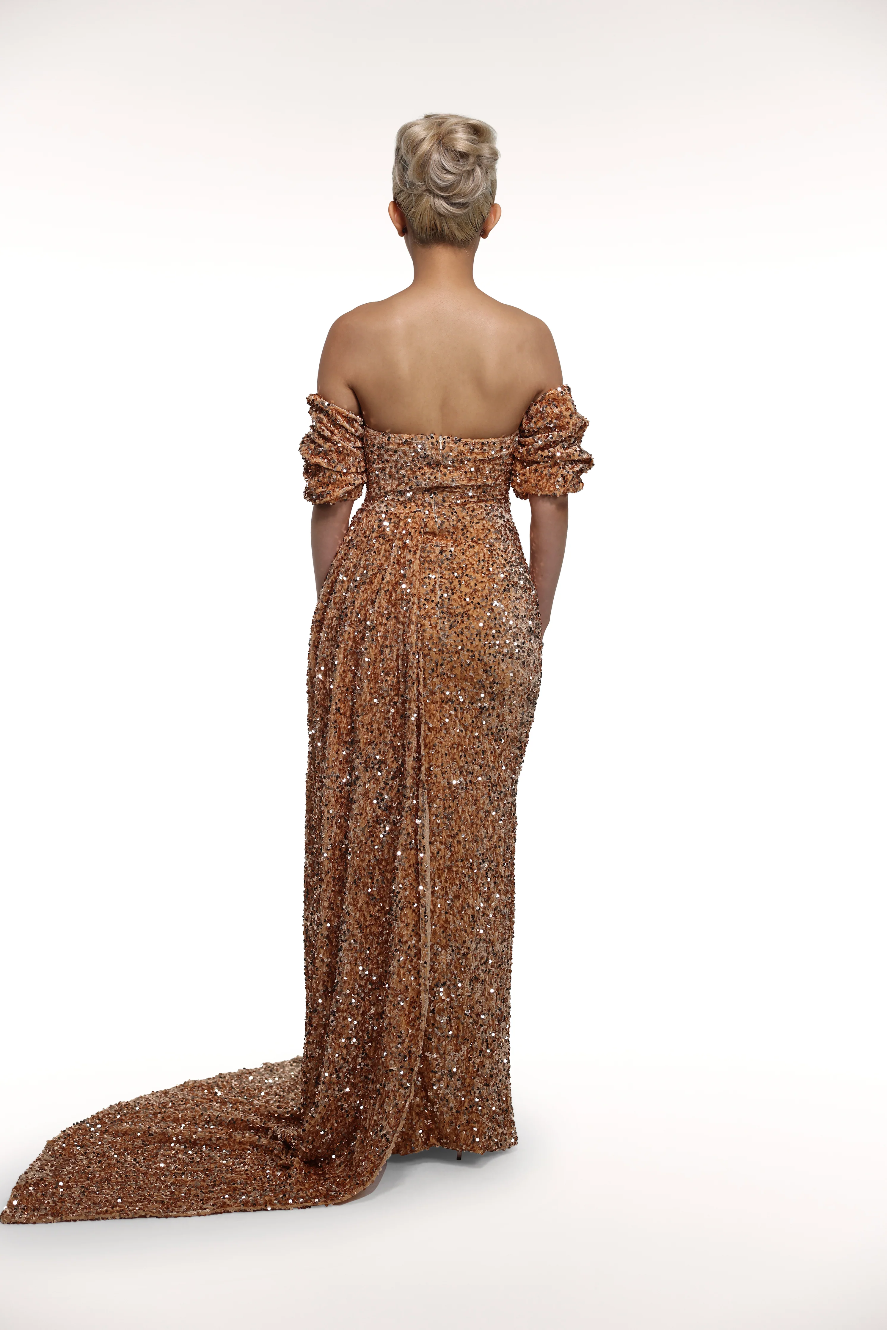 Champagne Gown 'Made to Order' - Image 8