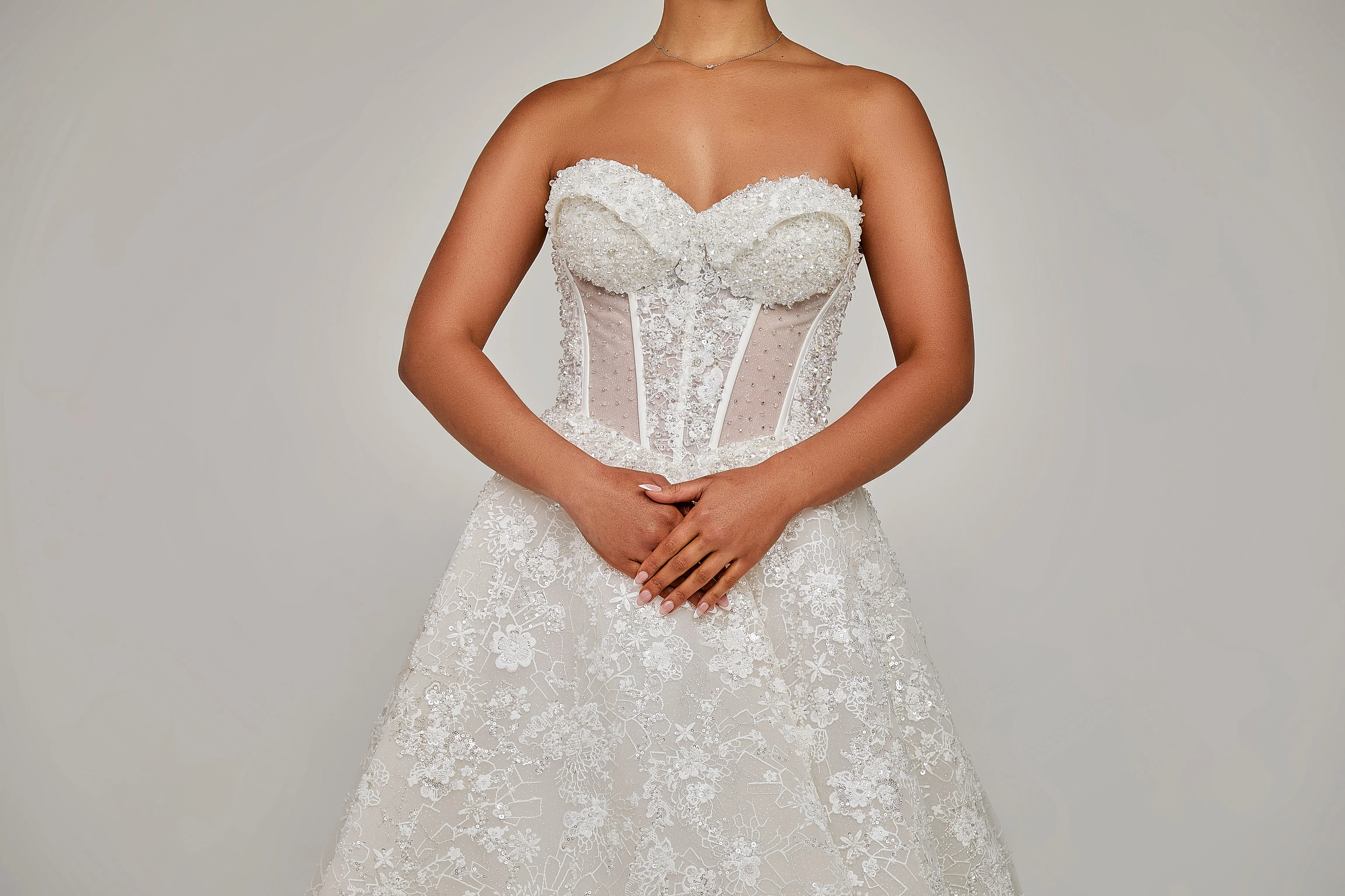 Rose Wedding Dress - Image 2